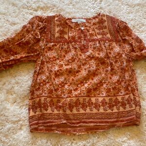 Loft peasant shirt Size Small EUC